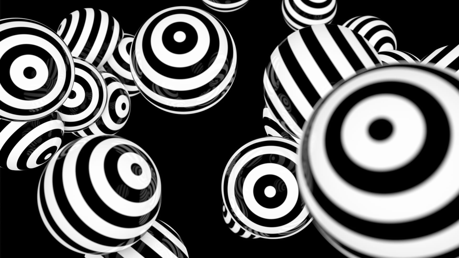 Black stripes 3D still