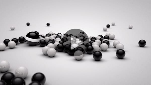 Galactic marbles 3D animation still