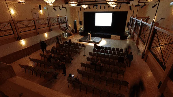 Community lecture video production montage
