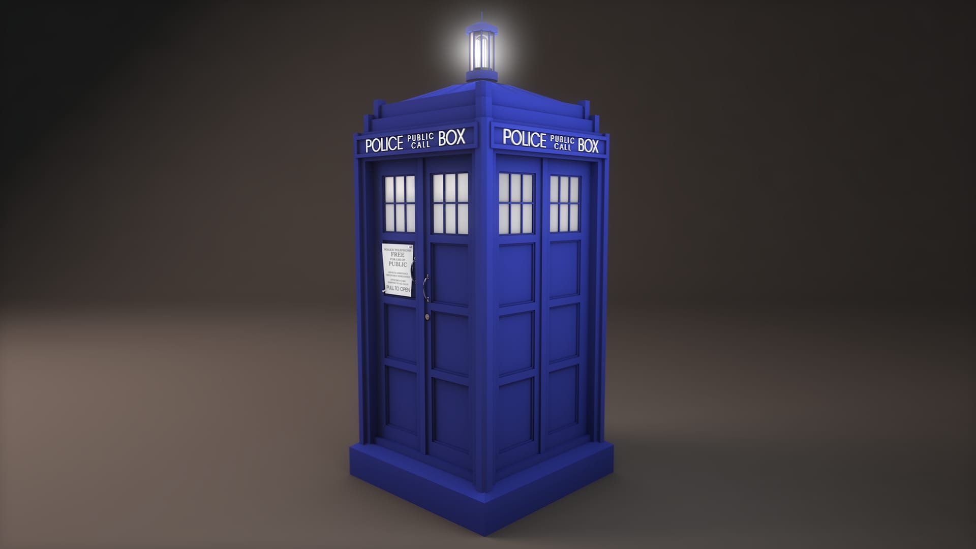 Doctor Who inspired 3D still 2