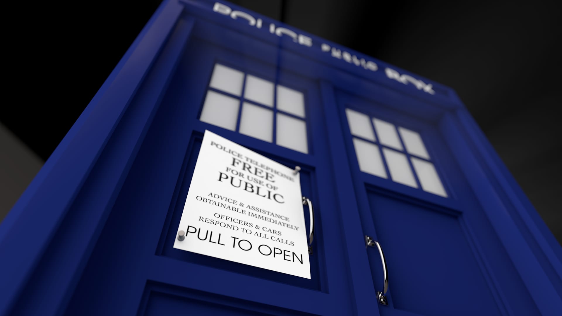 Doctor Who inspired 3D still 1